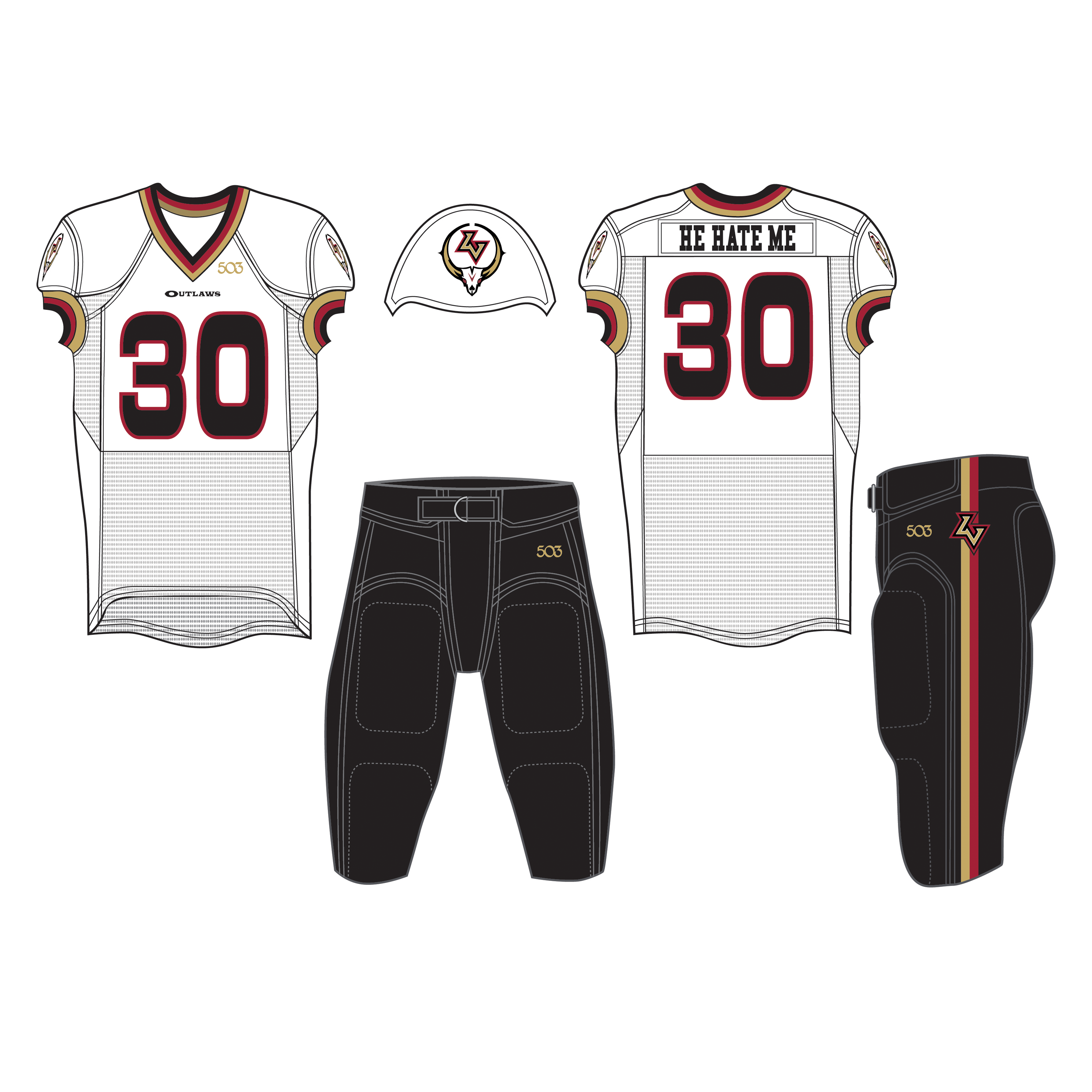 Custom Football & Flag Football Uniforms | Affordable Pro Quality ...